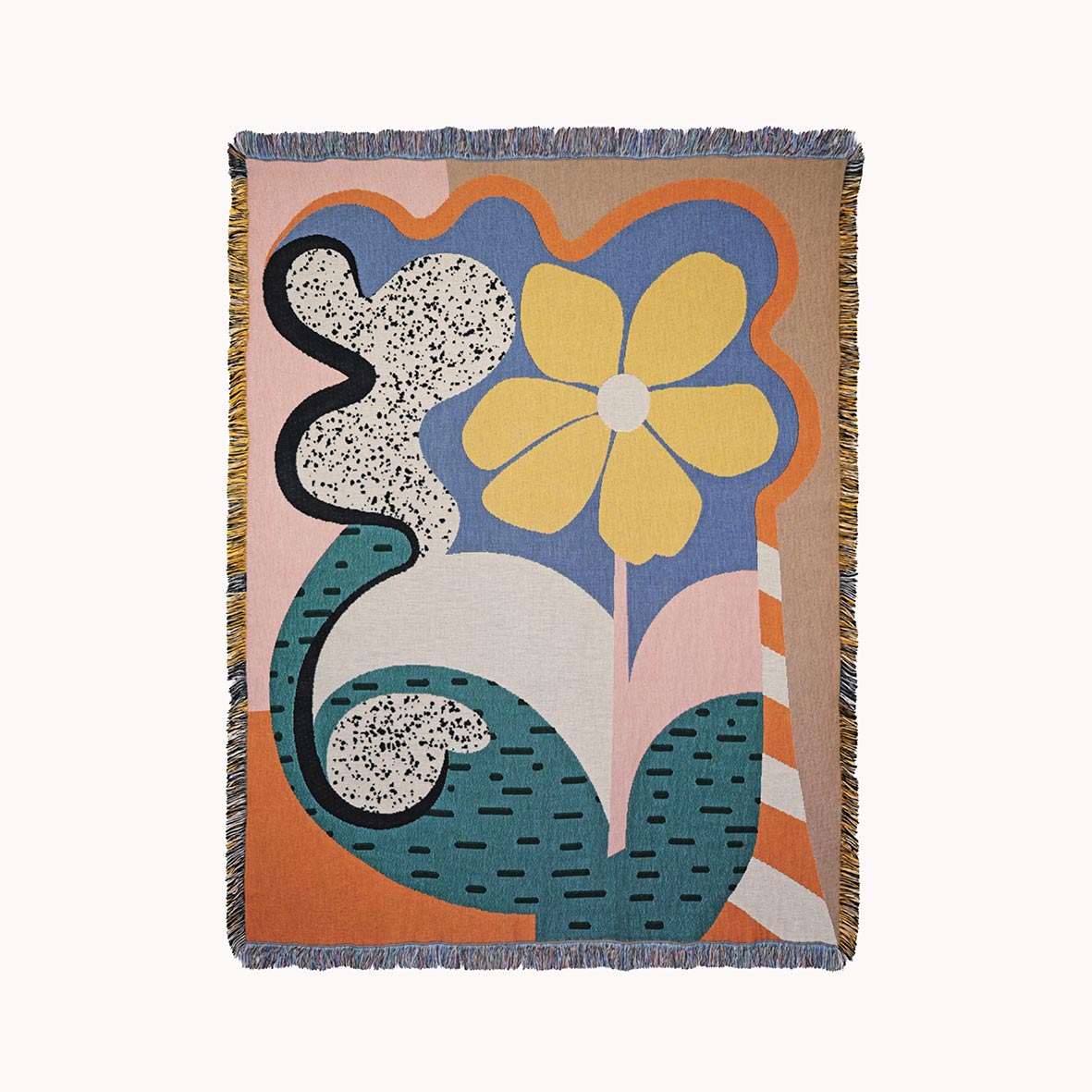 atelier yuchi portofino woven throw blanket