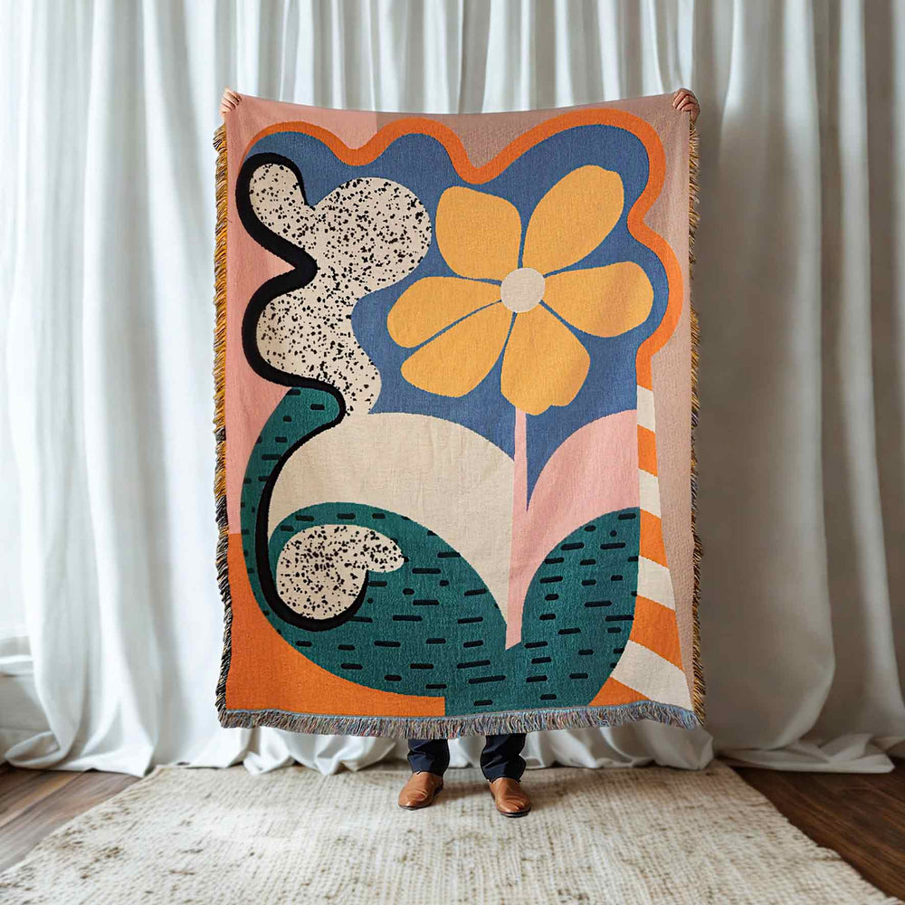 Neobloom Woven Throw Blanket