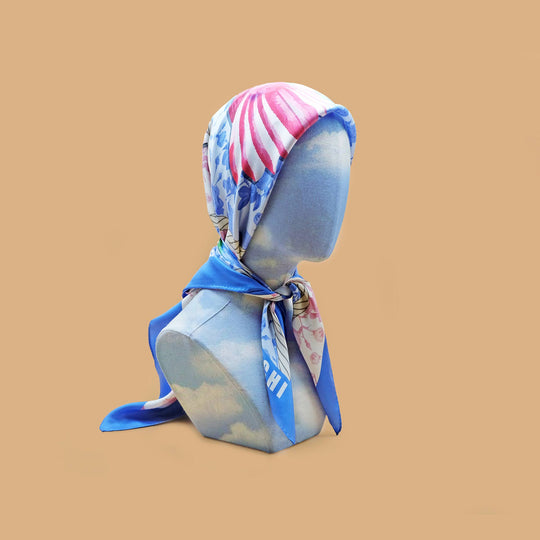 Love Birds Silk Scarf. COL-Day